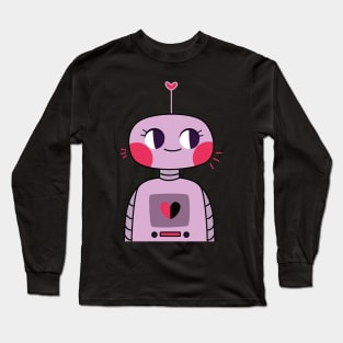 Miss Valentine Robot - 2 Long Sleeve T-Shirt